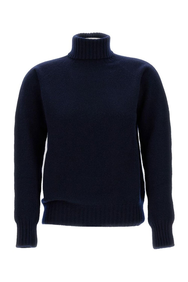 Drumohr Ribbed Turtleneck Sweater In Wool