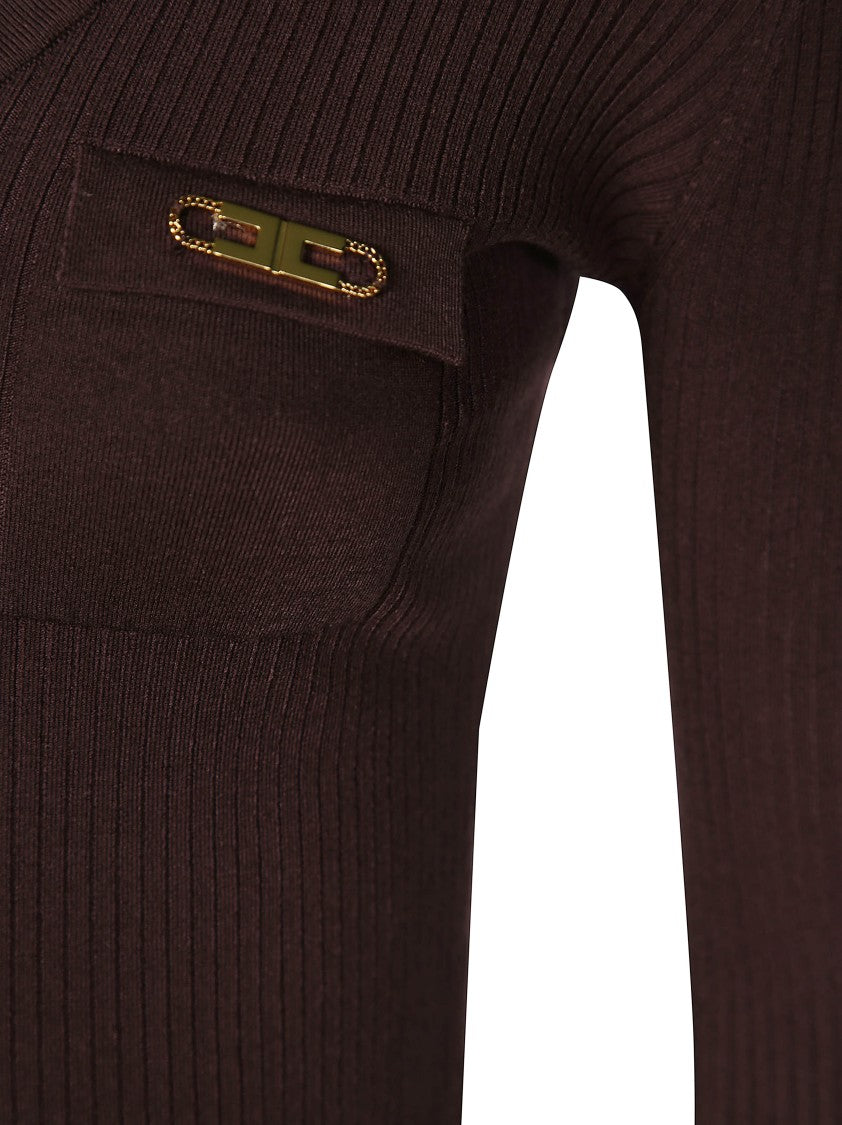 Elisabetta Franchi V-Neck Cardigan