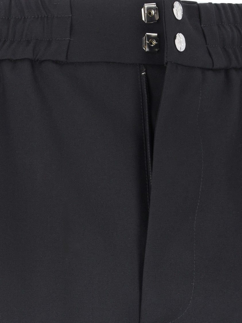 Alexander Mcqueen Tapered Black Cargo Pants