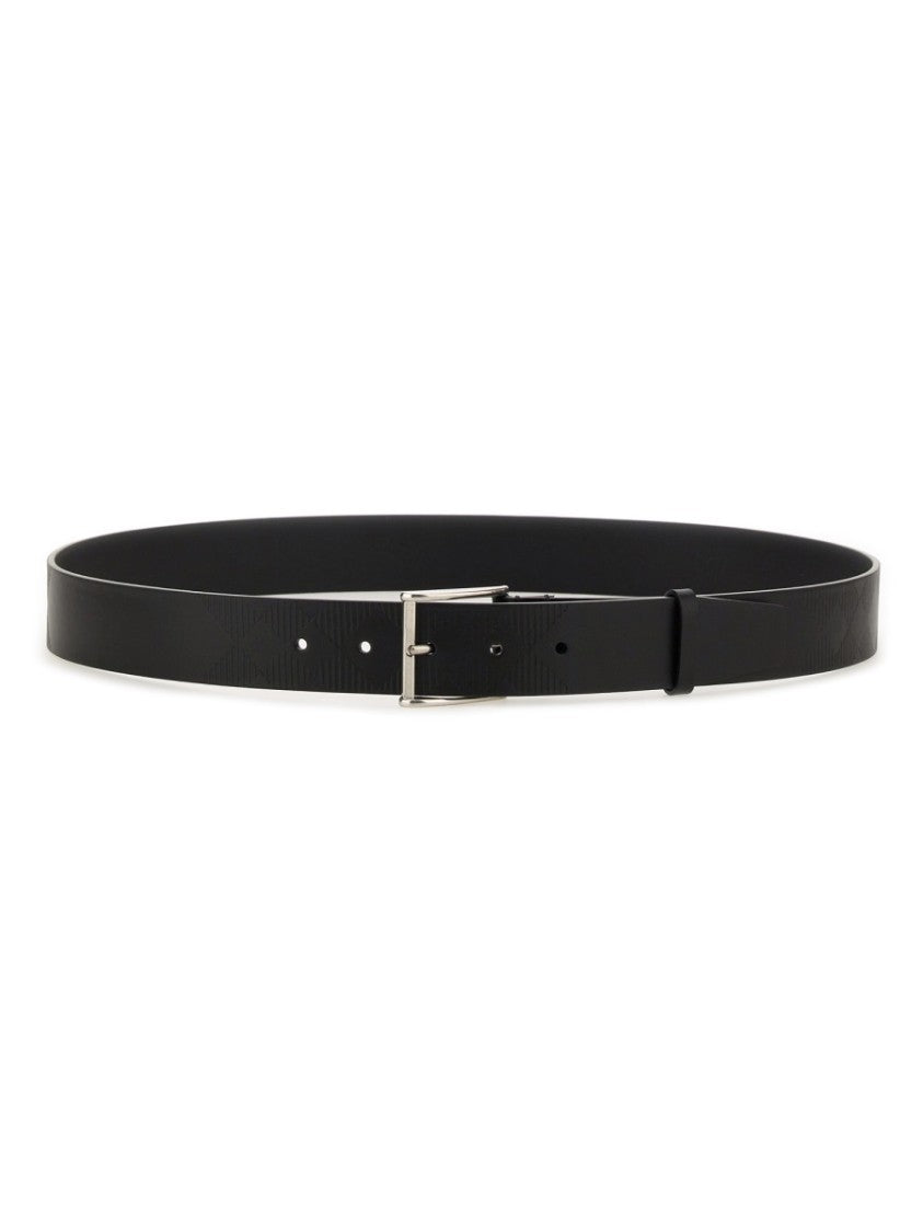 Burberry Calf Grain Leather Belt
