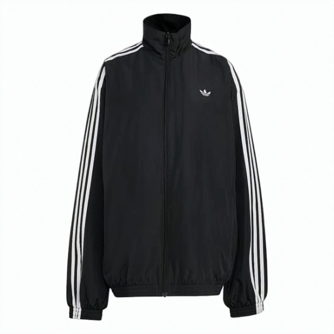 Adidas Black Synthetic Leather Jacket