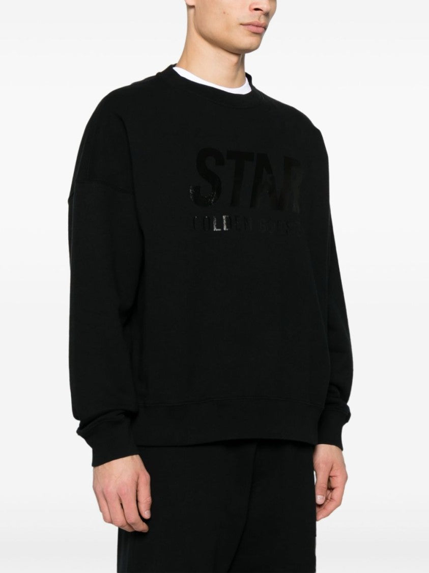 Golden Goose Boxy Sweatshirt With Iconic Logo