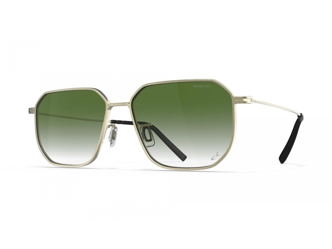 Blackfin Gold Bf1092 Mendocino Geometric Metal Sunglasses