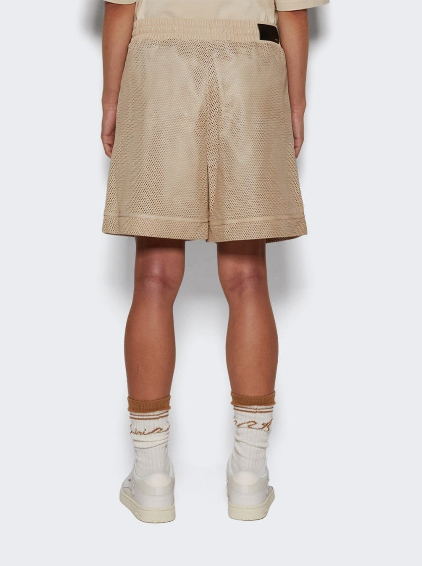 Amiri Ma Perforated Shorts Birch