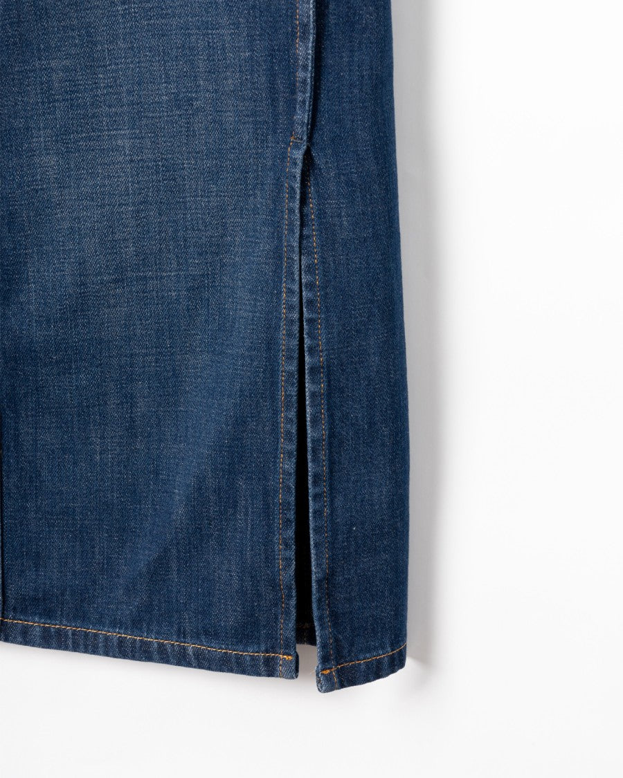 Lanvin Mid-Length Denim Skirt