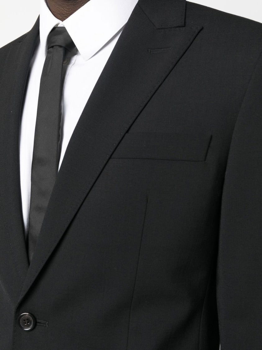 Dsquared2 Single-Breasted Black Suit With Tailored Blazer