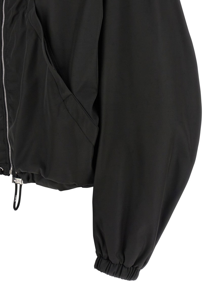 The Attico Maxi Hood Bomber Jacket