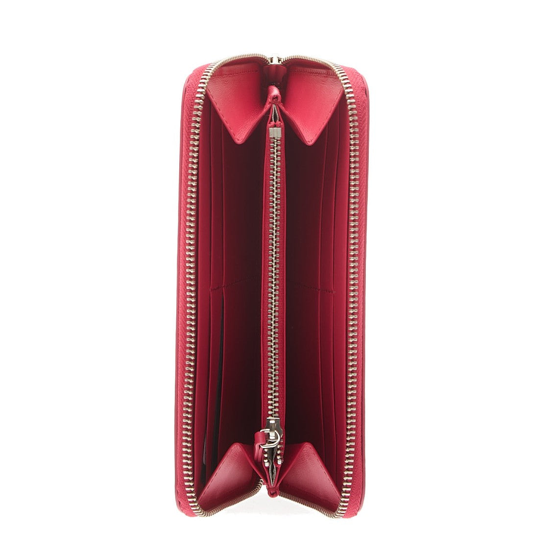 Orciani Full Zip Fuchsia Leather Wallet