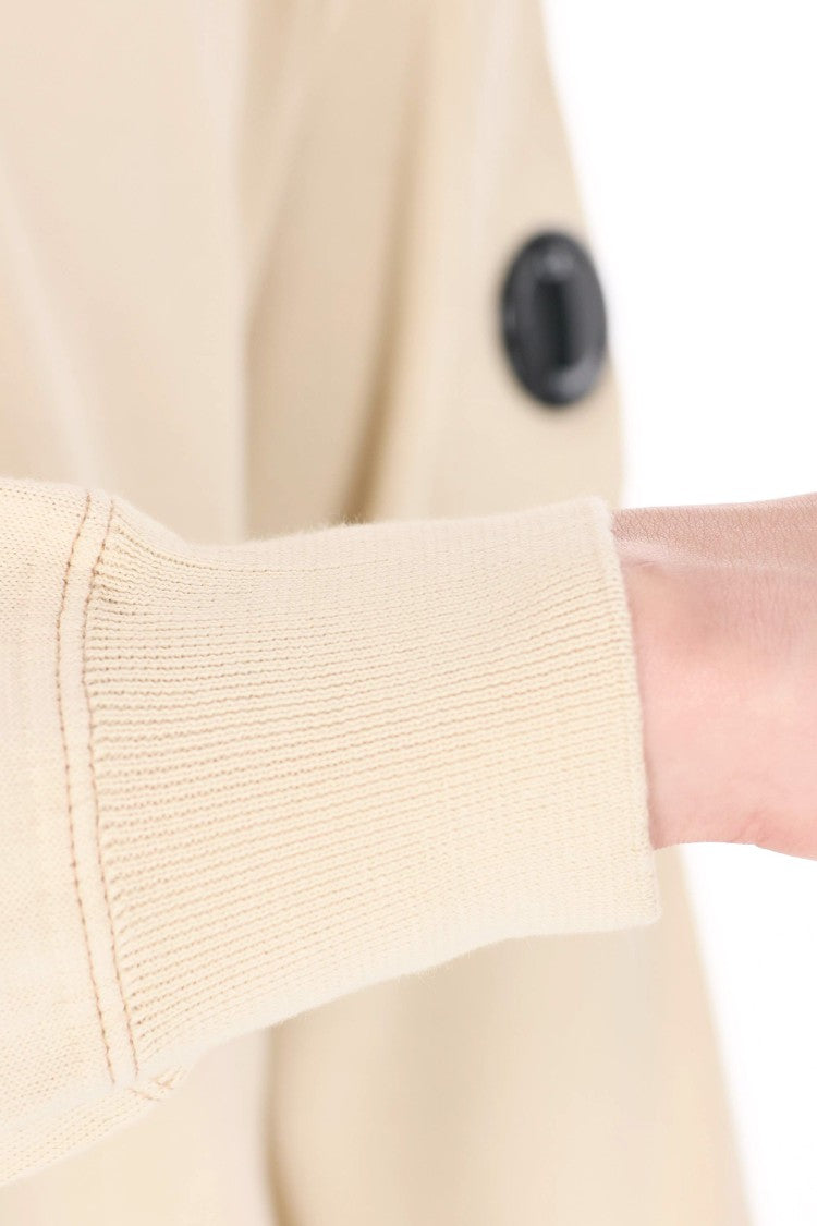 C.P. Company Beige Boston Cotton Crewneck Sweater