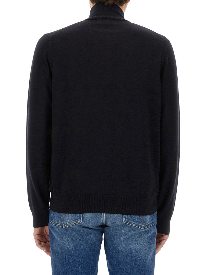 Fred Perry High-Collar Jersey With Quarter Zip