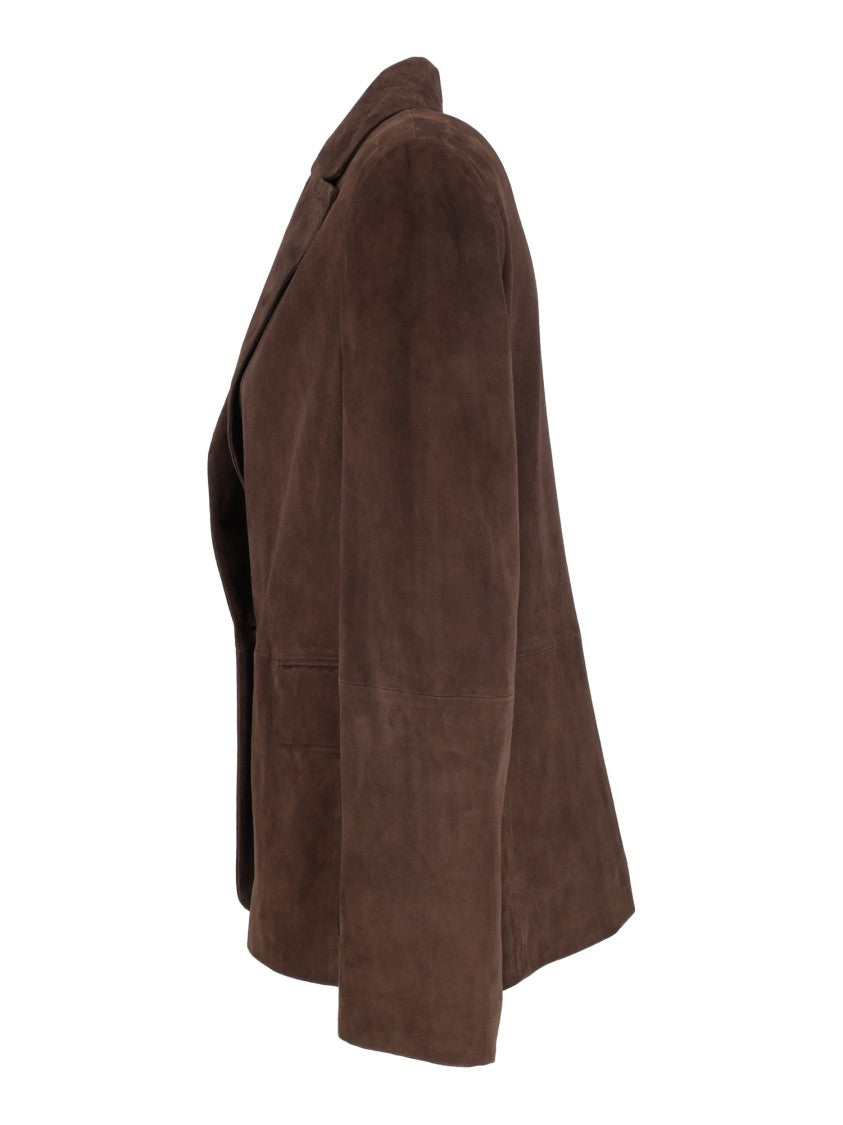 Antonelli Firenze Brown Suede Leather Jacket