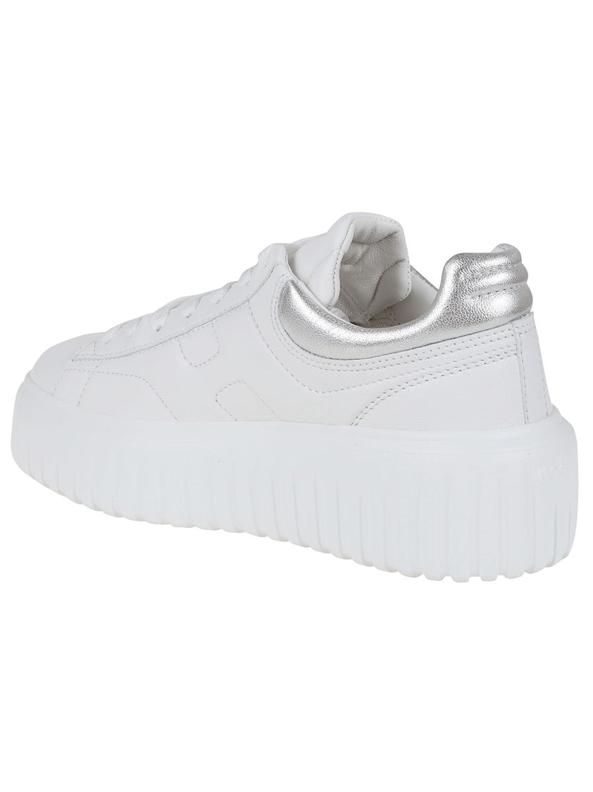 Hogan H-Stripes Sneakers In Nappa Leather