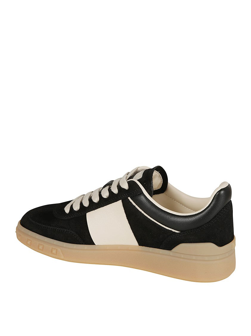 Valentino Garavani Low-Top Sneakers In Split Calfskin