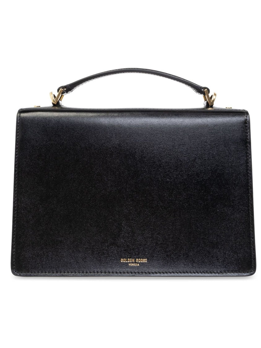 Golden Goose Venezia Bag Black Palmellato Leather Handbag
