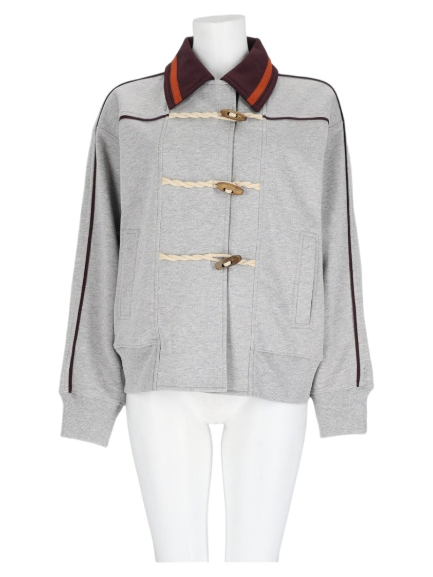 Dries Van Noten Grey Boxy Sports Jacket