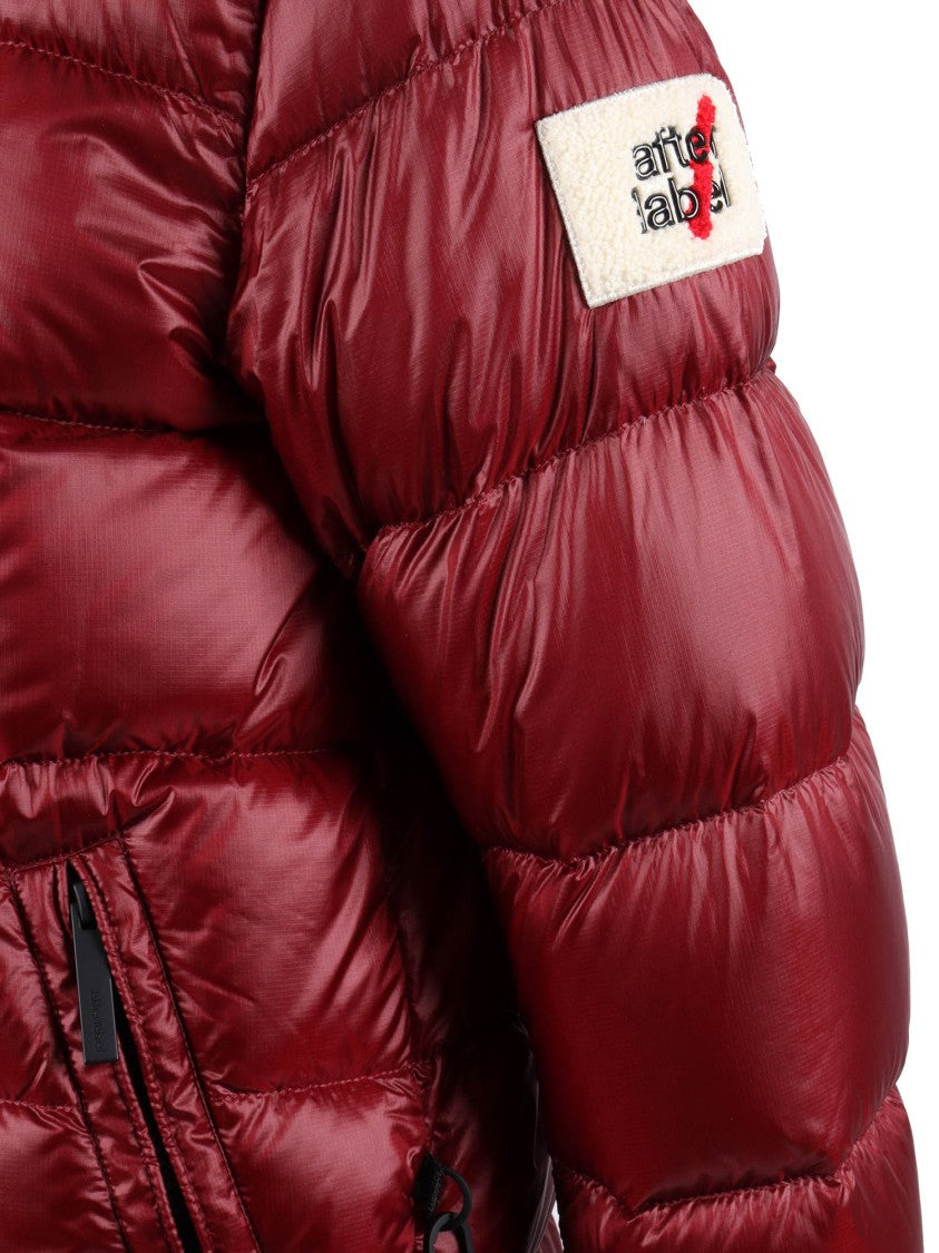After Label Quilted Puffer Jacket With Hood And Adjustable Features