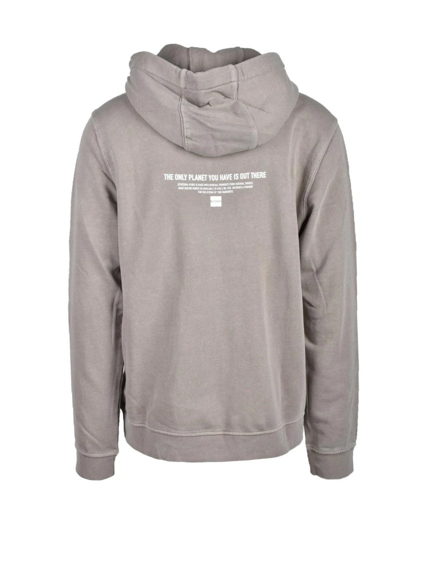 Outhere Sage Green Cotton Crewneck Regular Sweatshirt