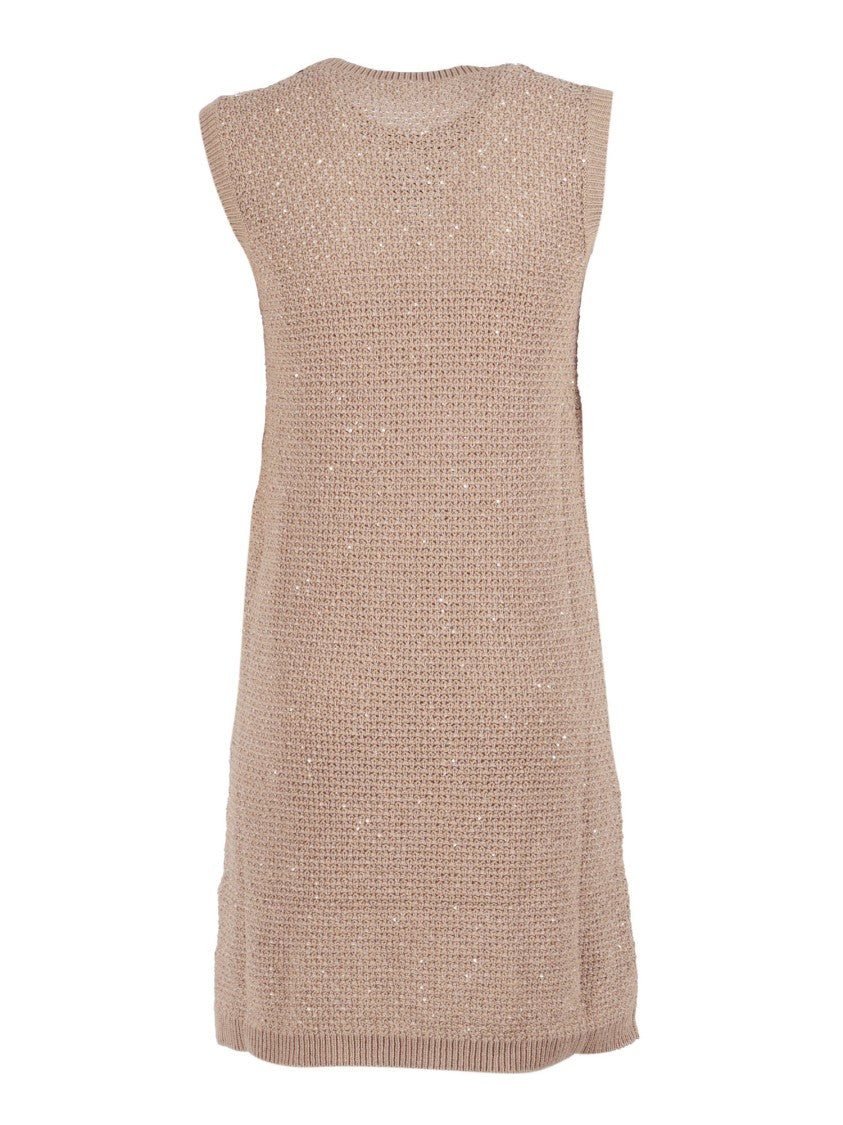 Fabiana Filippi Acero Shimmering Textured Mini Dress