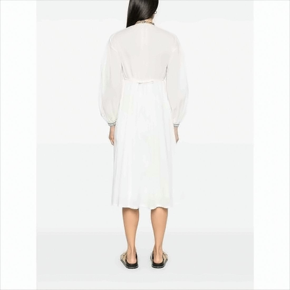 A.P.C. Flowing White Midi Dress