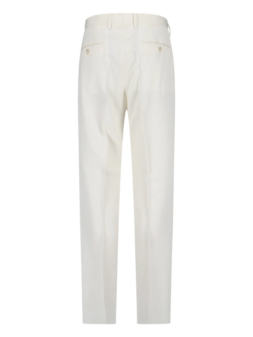 Lardini Tailored Trousers White