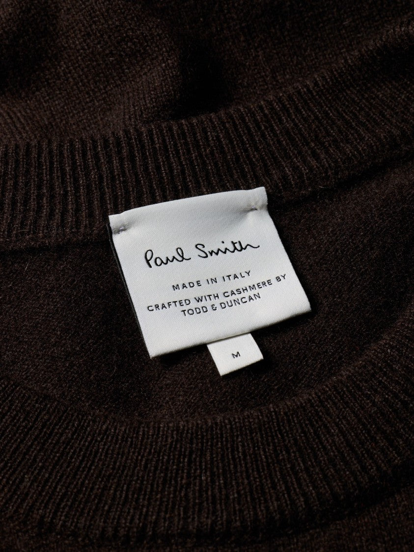 Paul Smith Subtle Striped Crewneck Cashmere Sweater