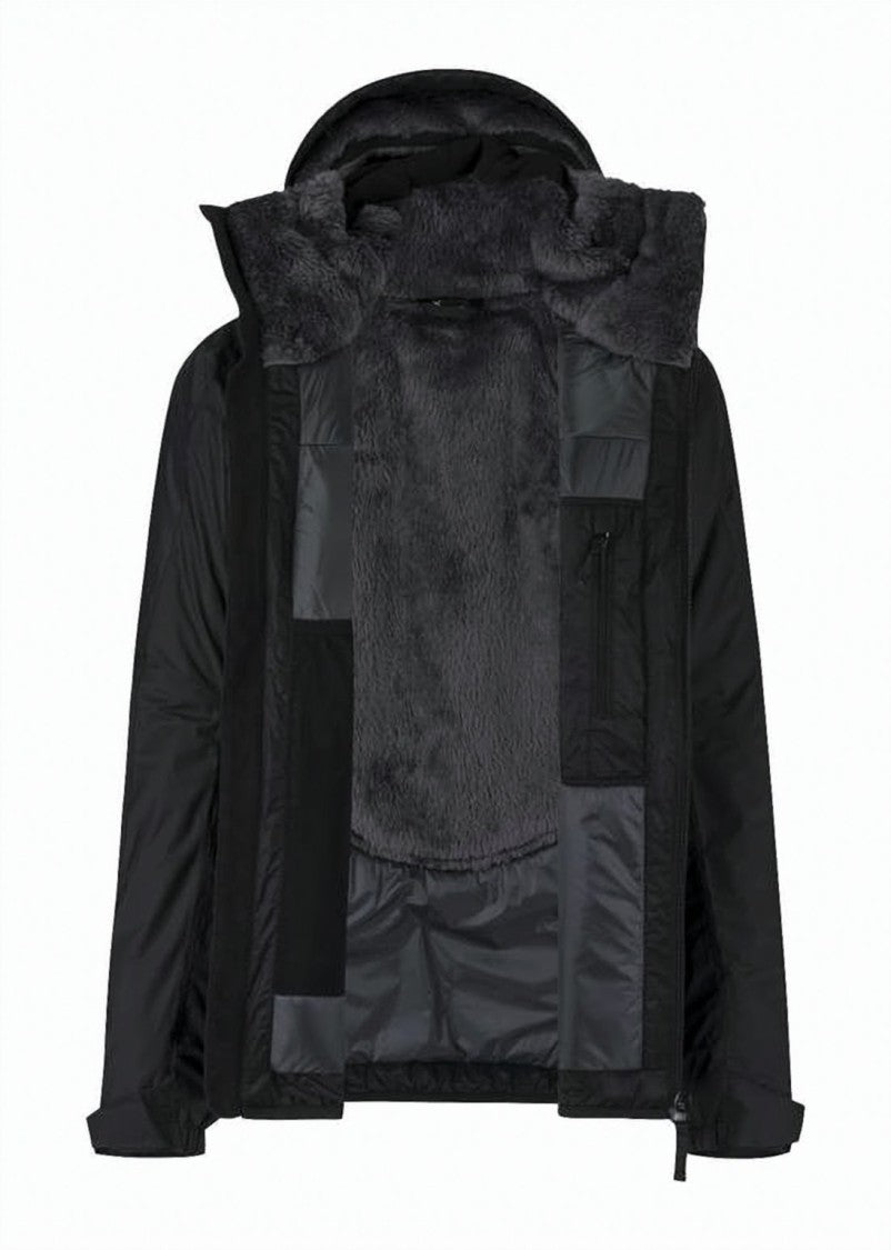 Montura Short Black Jacket With Reflective Details And Adjustable Cuffs