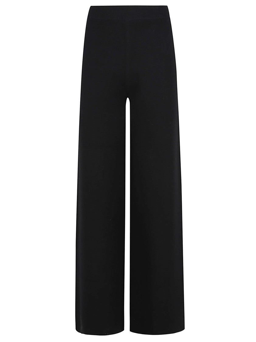 Max Mara Wide-Leg Cropped Trousers With Clean Waistband