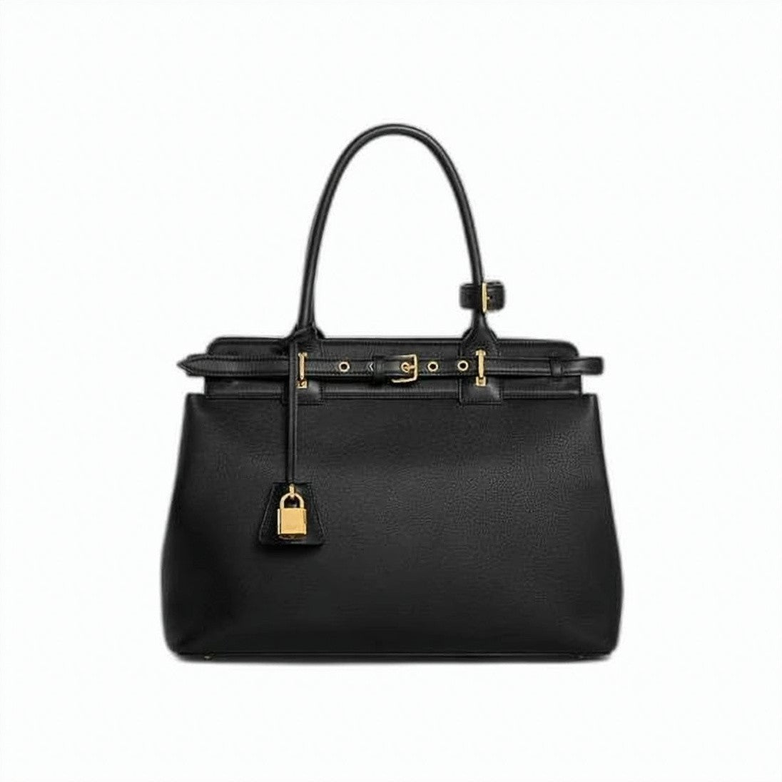 Celine Structured Calf Leather Shoulder Bag