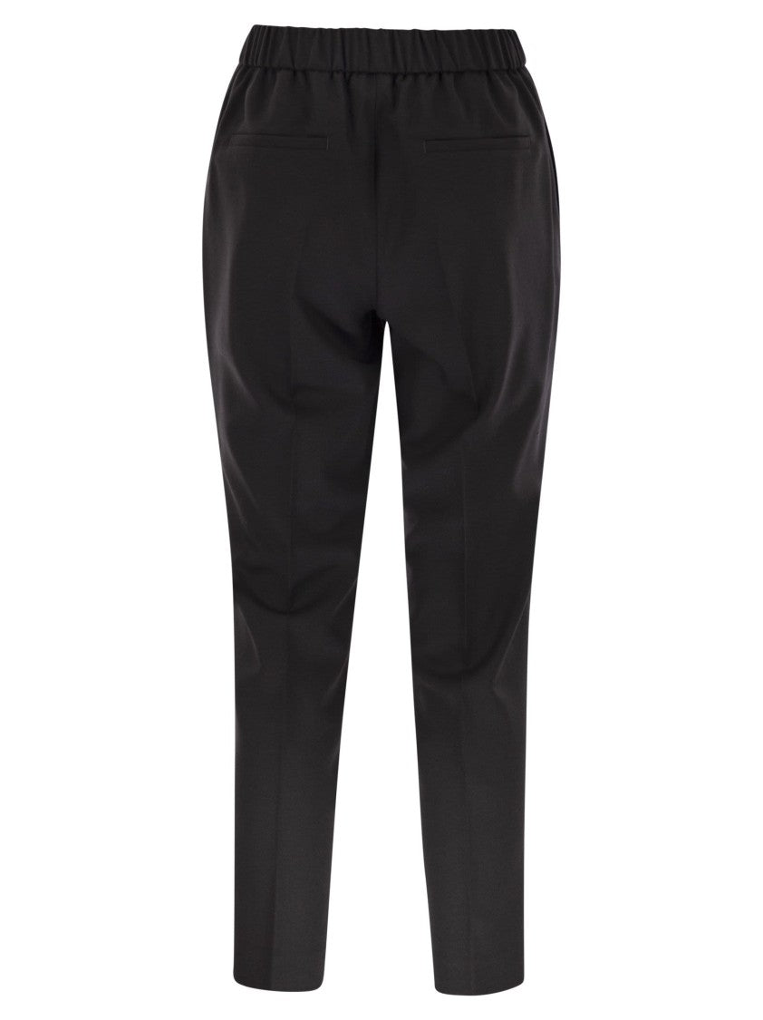 Peserico Stretch Wool Flannel Trousers