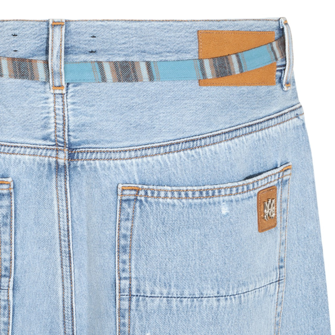 Amiri Light Blue Wide-Leg Denim Jeans