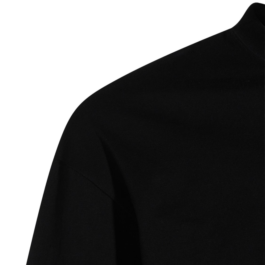 Jil Sander Layered Design Black T-Shirt