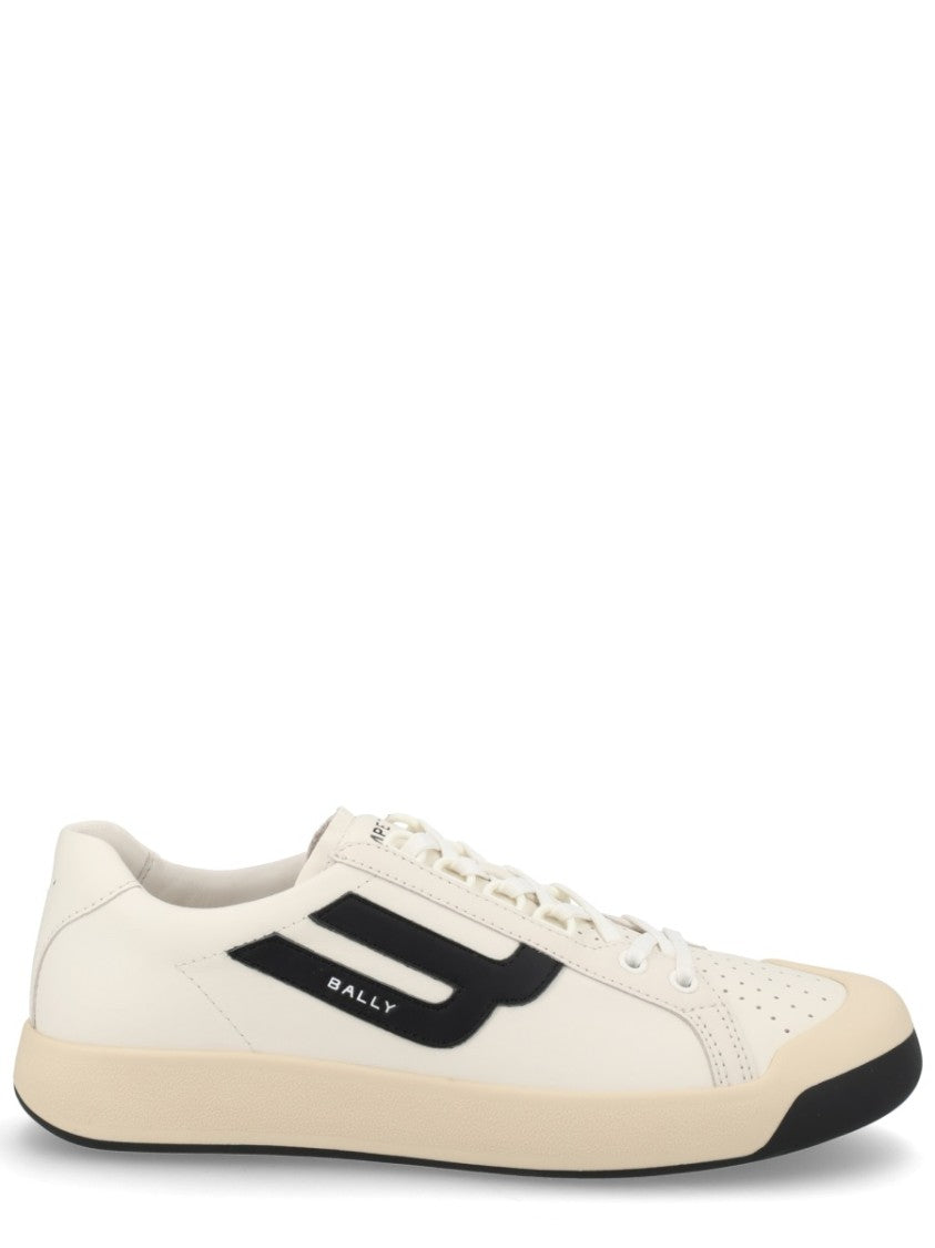 Bally Competition Calfskin Side Stripe Sneakers