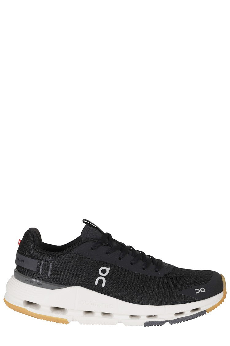 On Running Black Cloudnova Form 2 Mesh Rubber Sole Nylon Sneakers