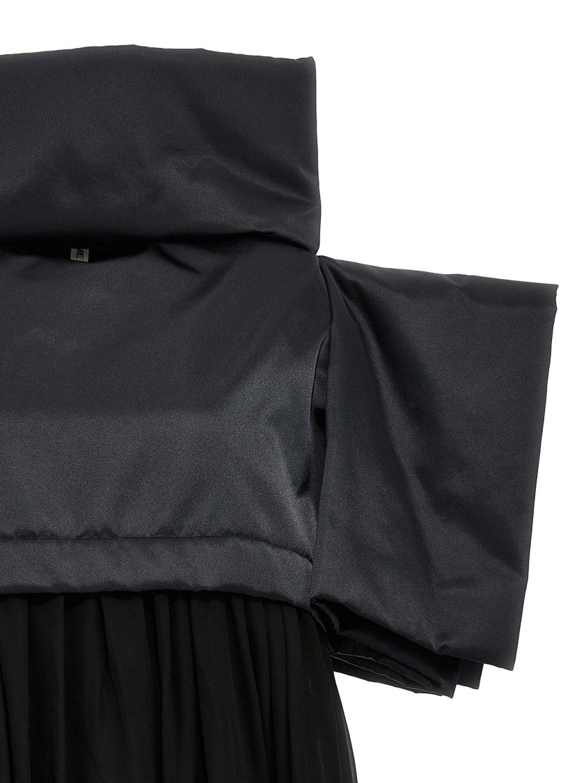 Comme Des Garçons Padded Satin Fabric Dress