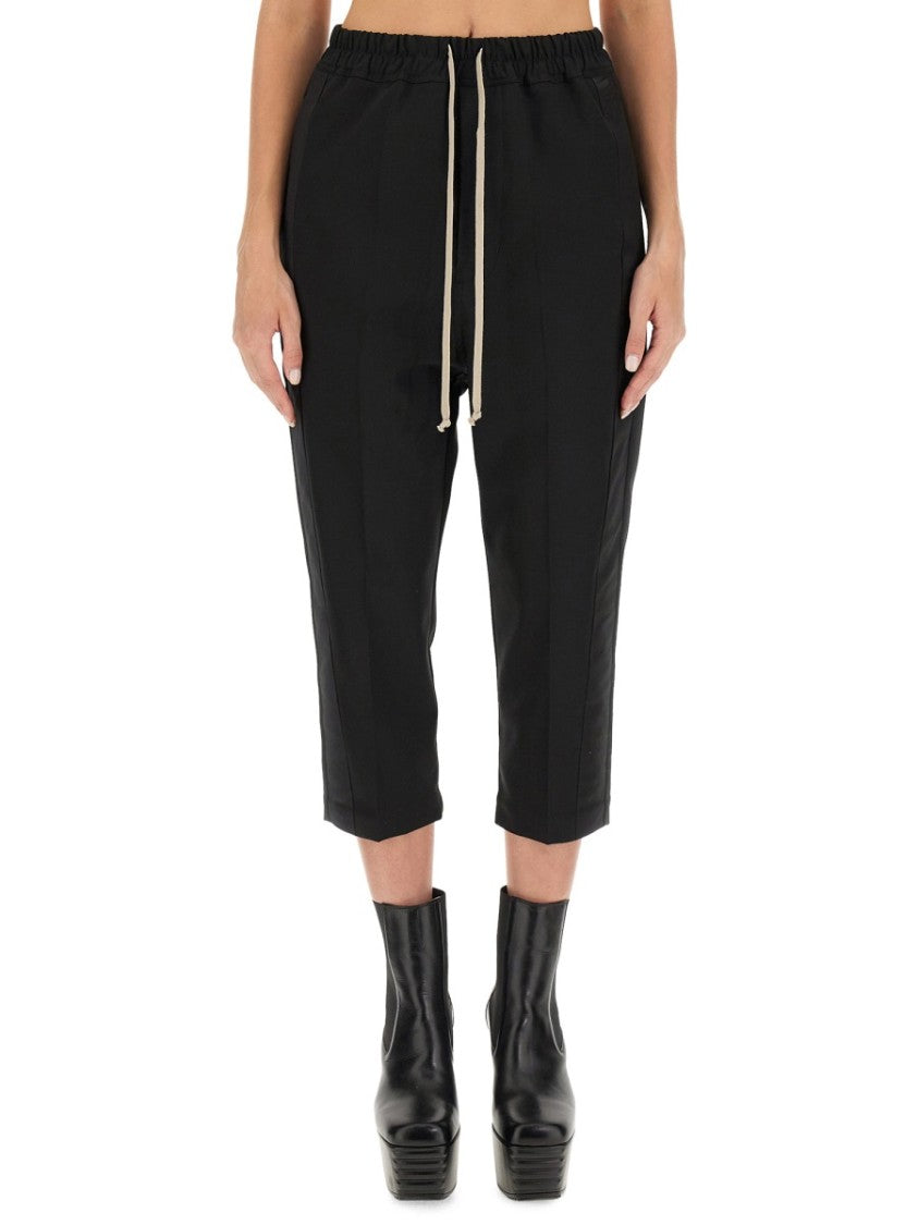 Rick Owens Drawstring Astaires Cropped Pants
