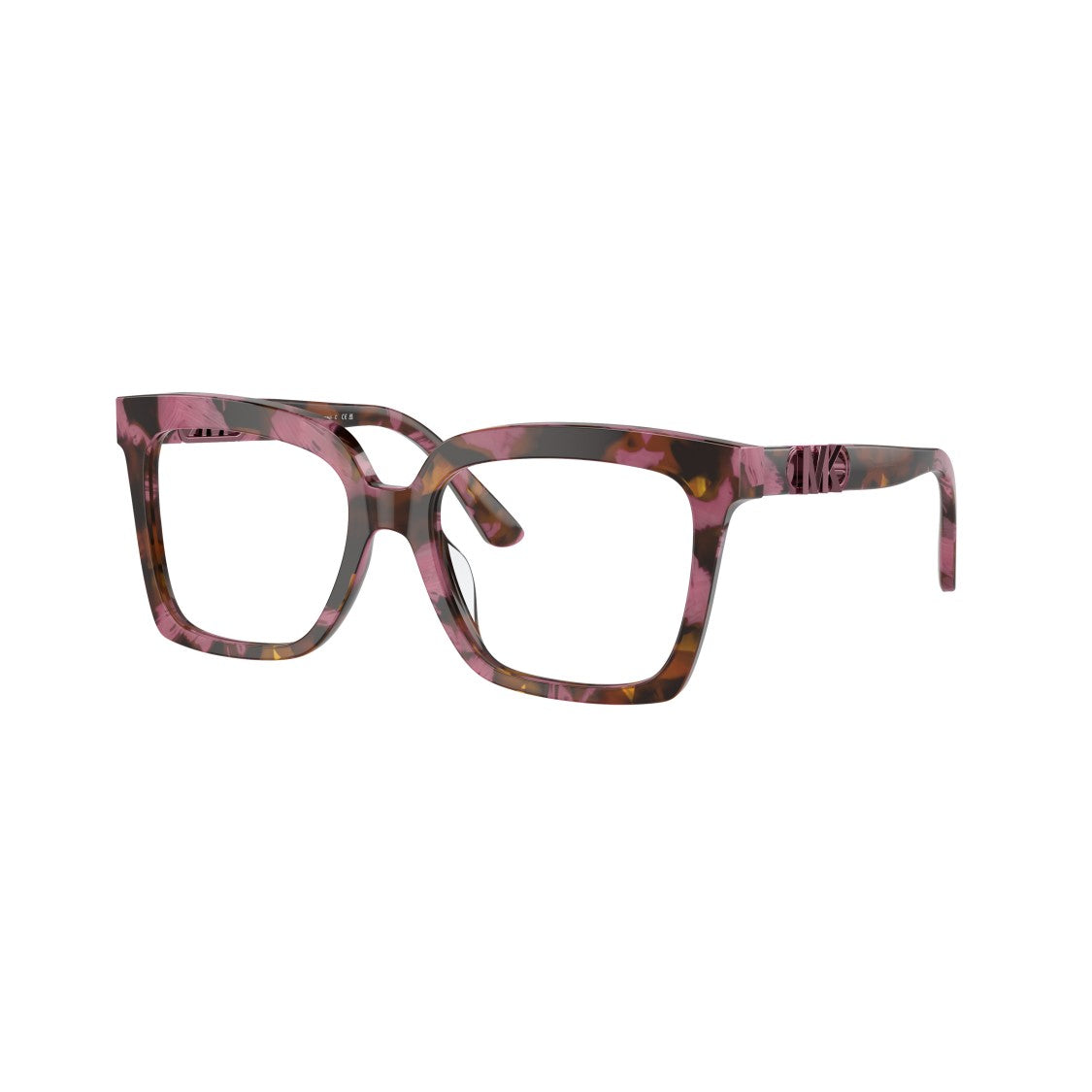 Michael Kors 0Mk4119u Oversized Square Frame Sunglasses With Marbled Pattern