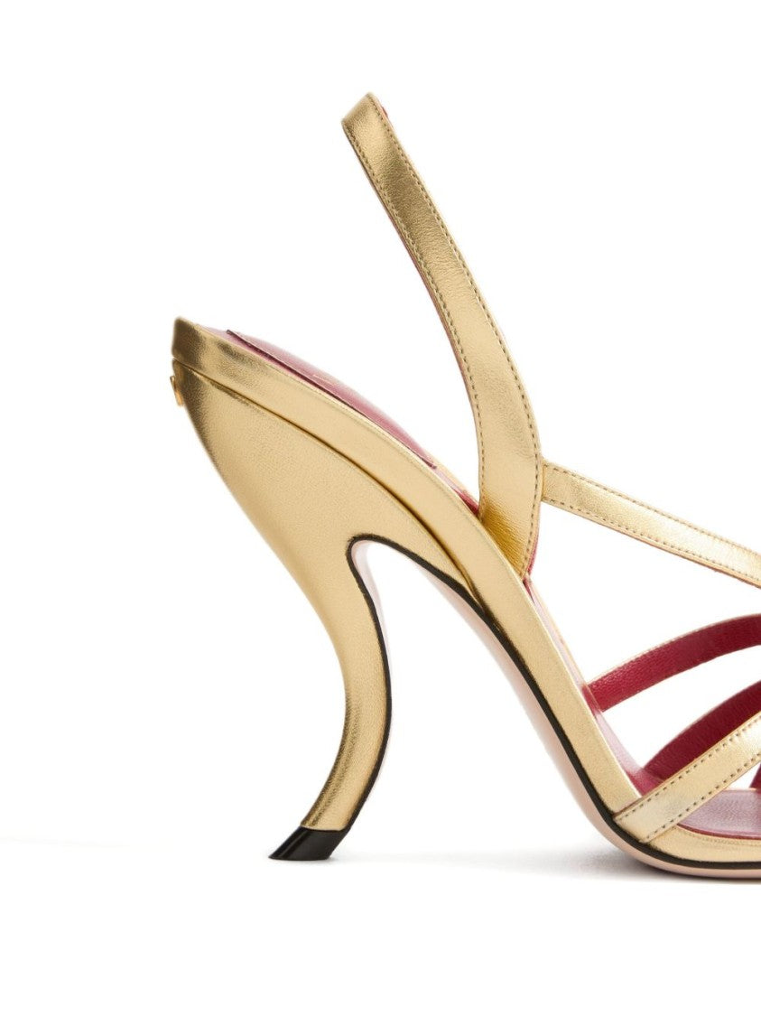 Valentino Garavani Fetishique Sandal In Laminated Nappa