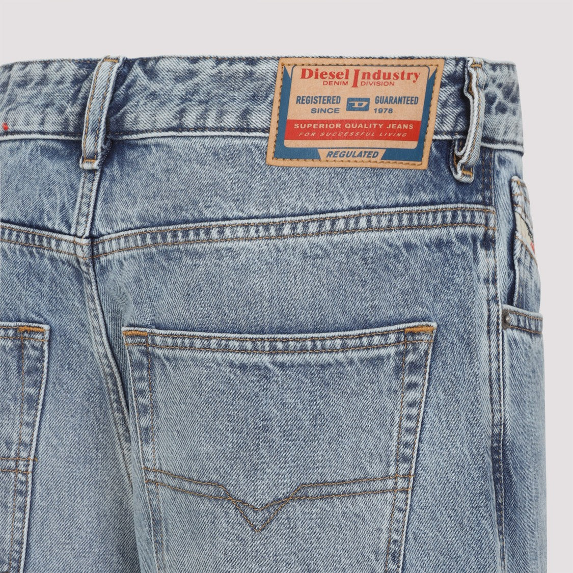 Diesel Blue Cotton Jeans