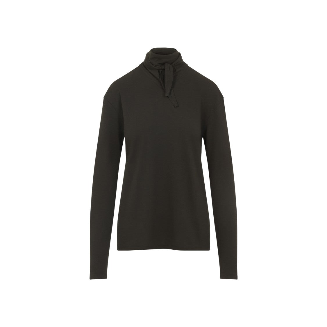 Lemaire High Neck Tie Detail T-Shirt