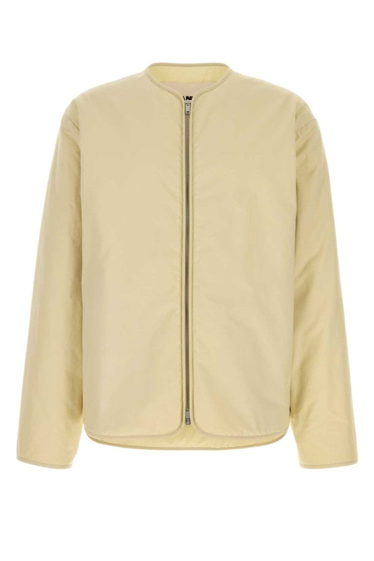 Jil Sander Cream Cotton Padded Jacket