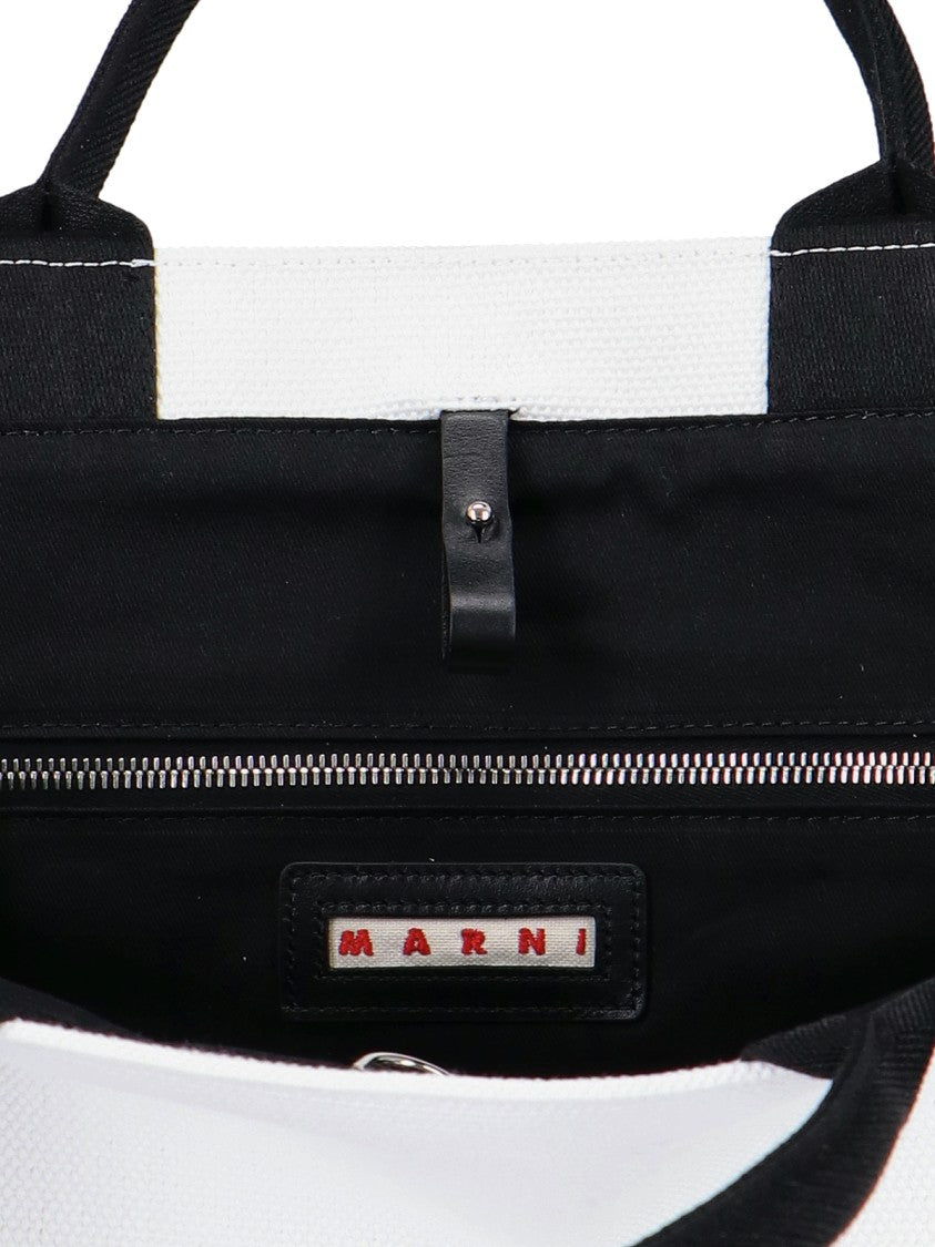 Marni Logo Tote Bag – Black