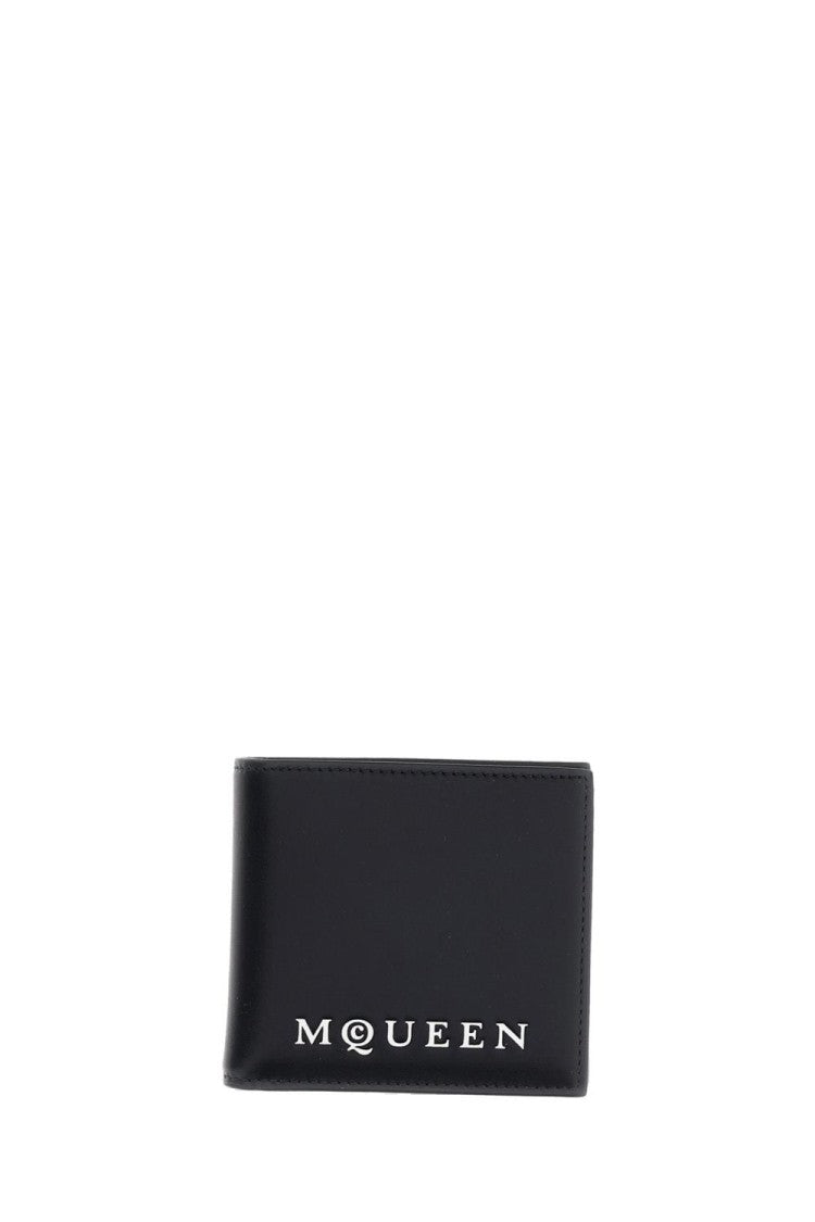Alexander Mcqueen Bi-Fold Card Case With Logo Detail