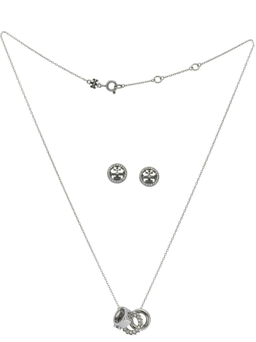 Tory Burch Interlocking Ring Jewelry Set
