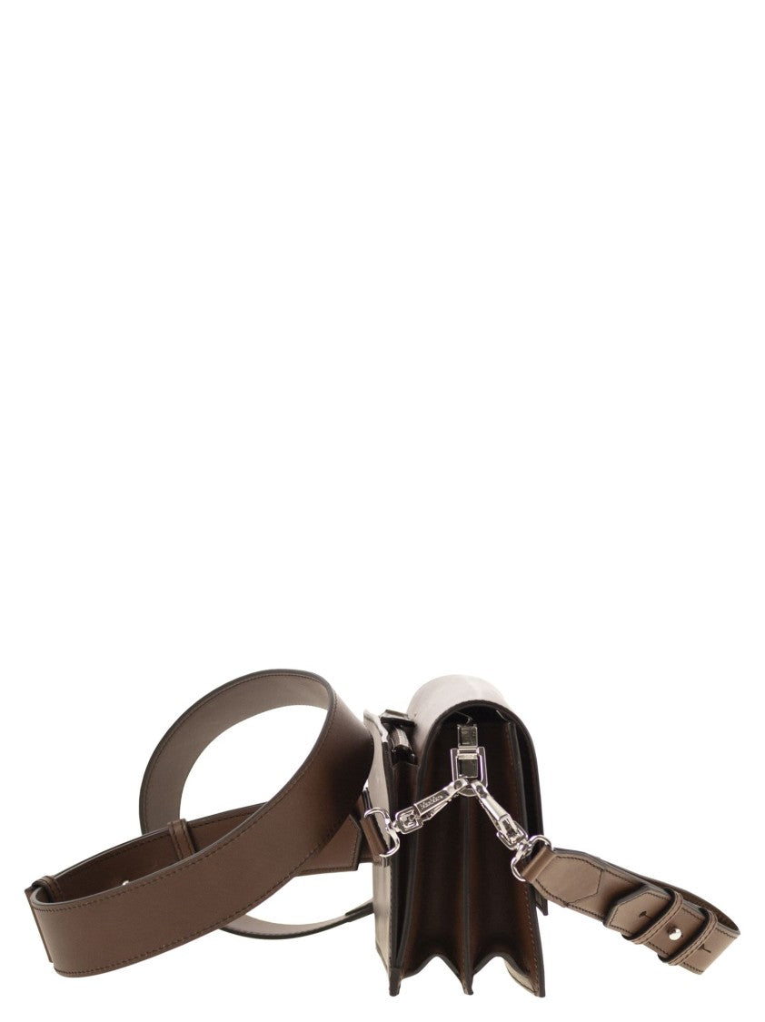 Max Mara Biancaroughs - Small Leather Crossbody Bag
