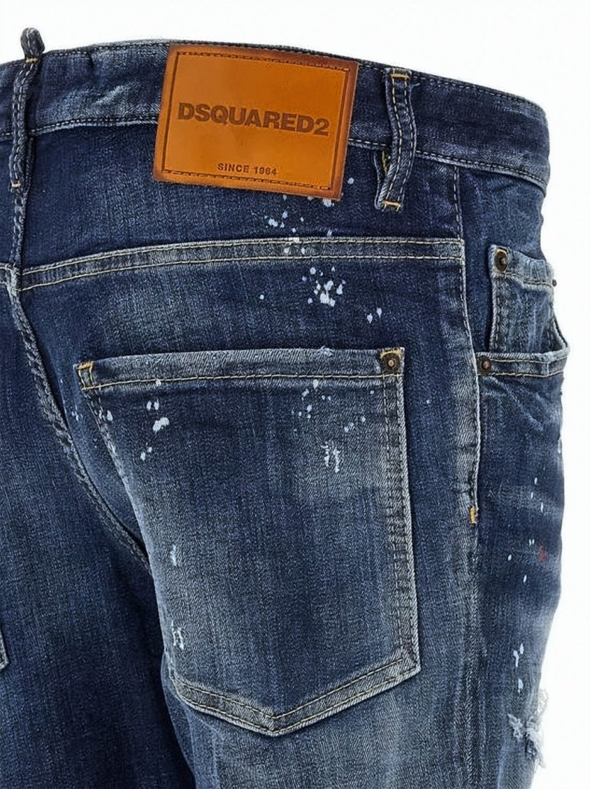 Dsquared2 Slim Fit Distressed Denim Pants