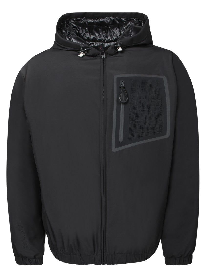 Moncler Grenoble Functional Blue Hooded Jacket
