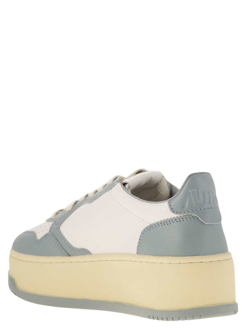 Autry Medalist Platform - Leather Trainers