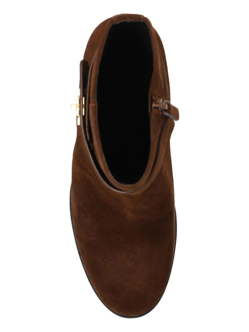 Tory Burch T Lock Heeled Ankle Boot 80Mm