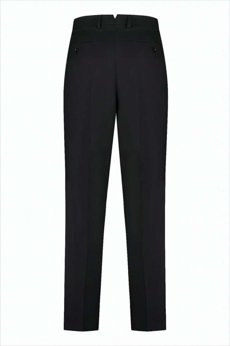 Ami Tailored Straight-Leg Suit Pants In Smooth Wool