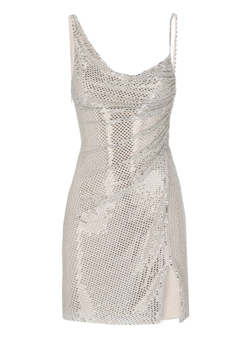 self portrait embellished mini dress Self-Portrait Rhinestone-Embellished Beige With Double Shou over rhinestone embellishment Size:12-13 years Middle School Prom Dresses Lonestar Stetson Dress Felt